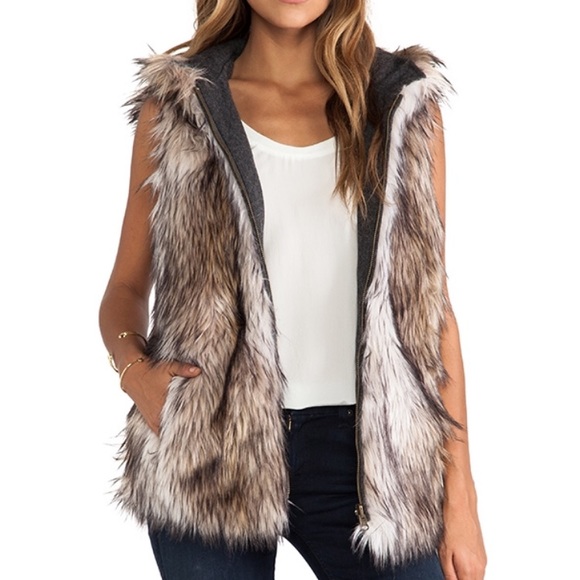 Hopi Reversible Faux Fur Vest by 6 Shore Road - Picture 3 of 8